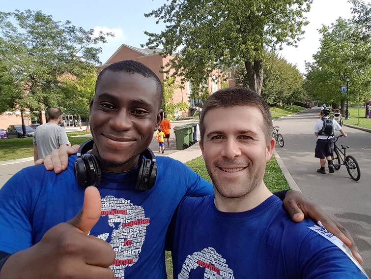 Terry Fox Run: Two Men Terry Fox Run: Two Men