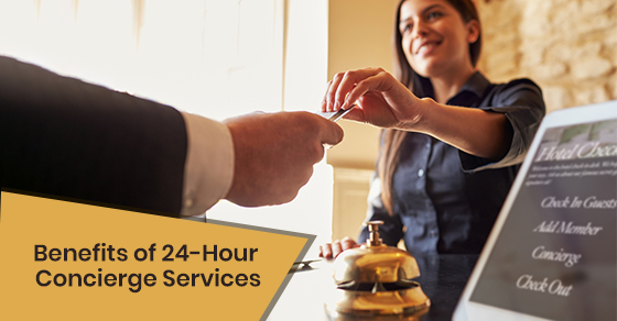 Concierge Services provided in a hotel
